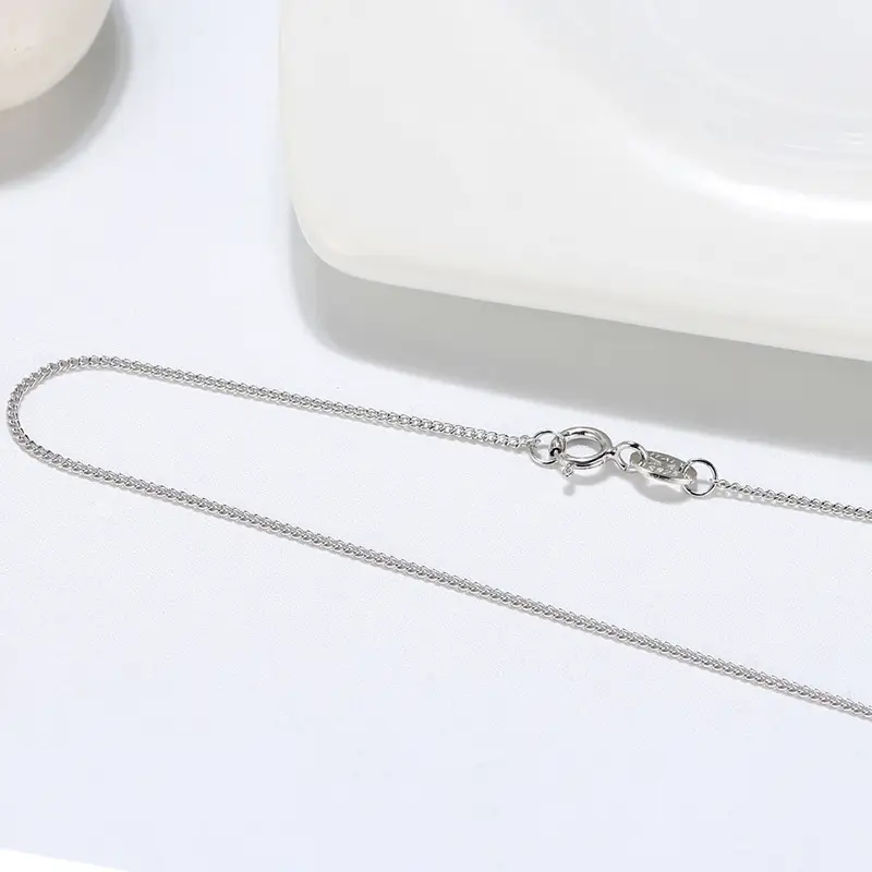 Gold Plated Women's S925 Sterling Silver Necklace with Clasp — feature 7