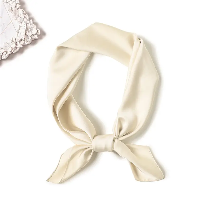Silk Scarf Women's Spring Summer Warm Decorative Sunscreen - Image 15