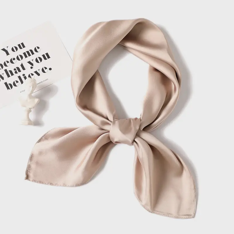 Silk Scarf Women's Spring Summer Warm Decorative Sunscreen - Image 6