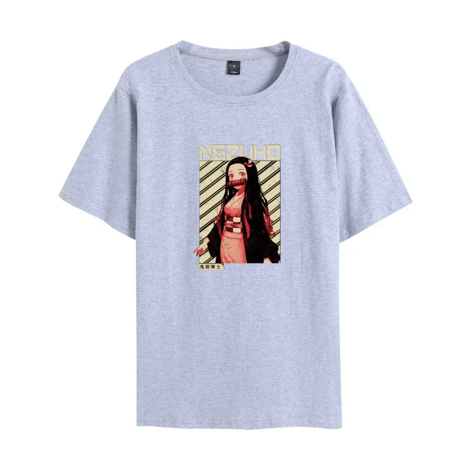 Men Black Graphic T-Shirt with Anime Design - Image 9