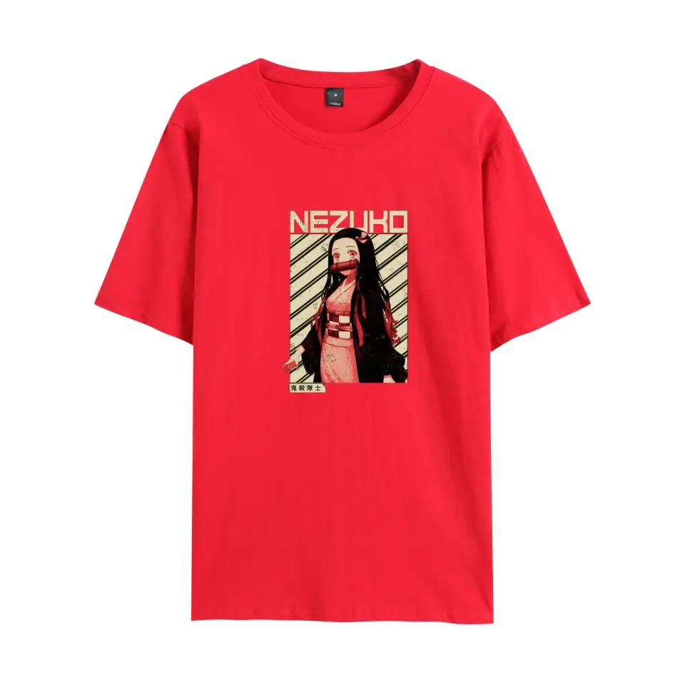 Men Black Graphic T-Shirt with Anime Design - Image 12