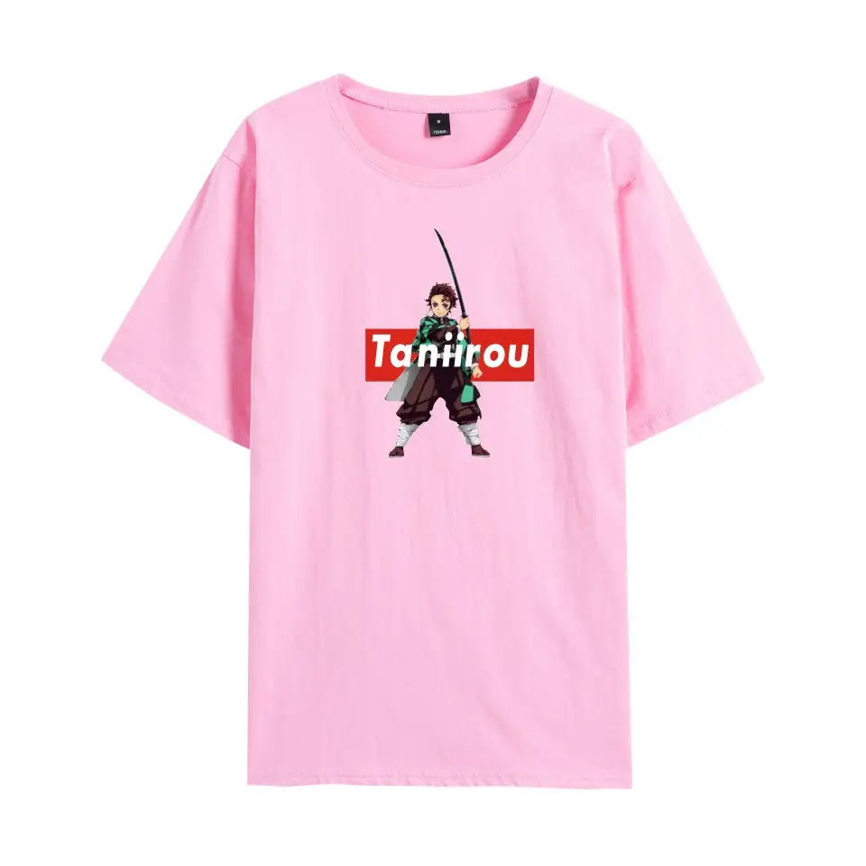 Men Black Graphic T-Shirt with Anime Design - Image 25