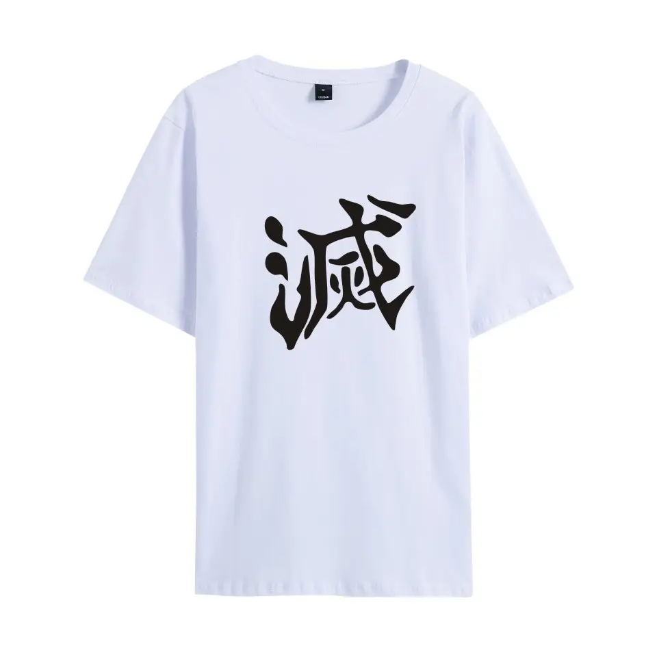 Men Black Graphic T-Shirt with Anime Design - Image 29