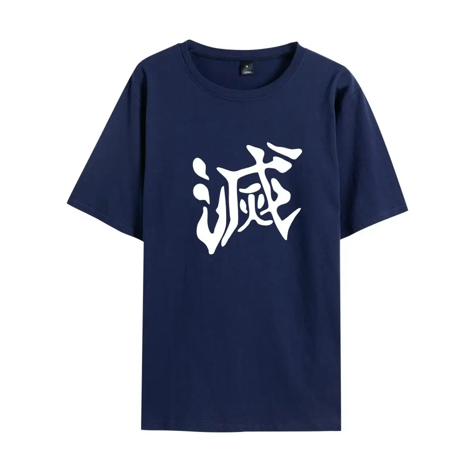 Men Black Graphic T-Shirt with Anime Design - Image 31