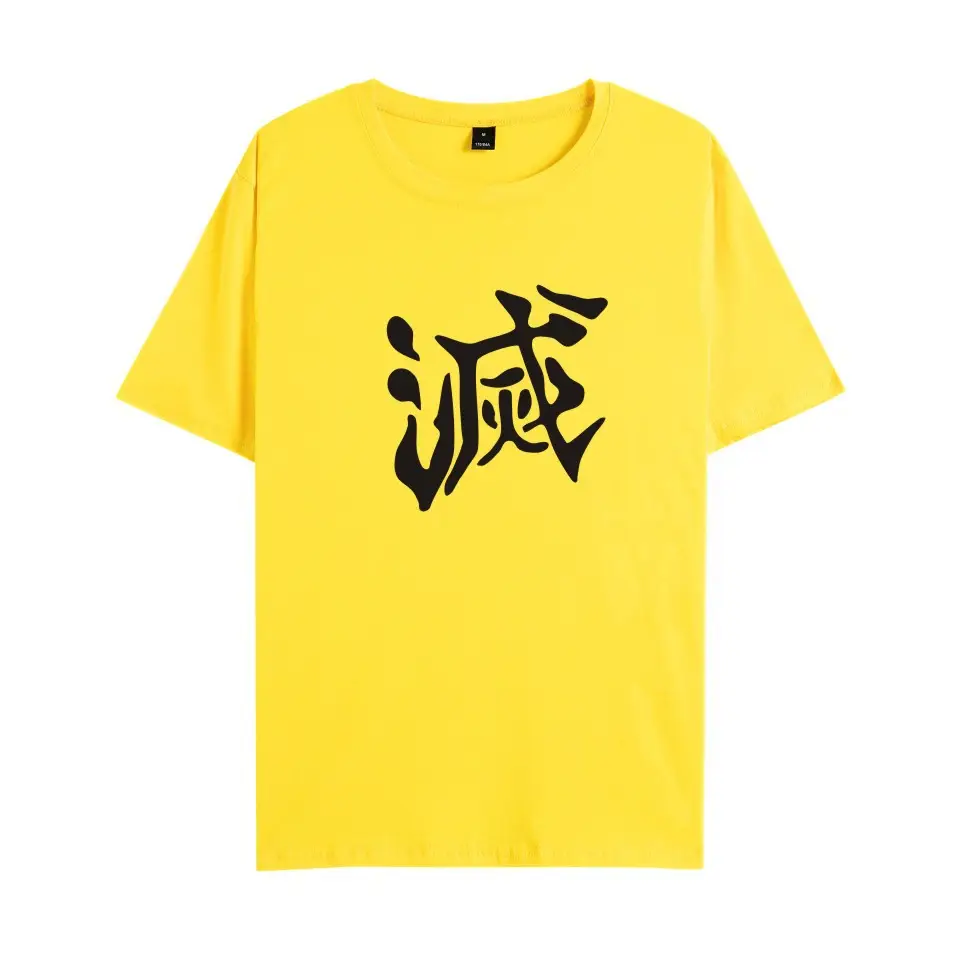 Men Black Graphic T-Shirt with Anime Design - Image 34