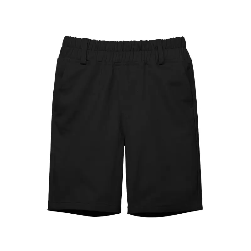 Children's Cotton Shorts White Black Beige Blue Medium - Image 15