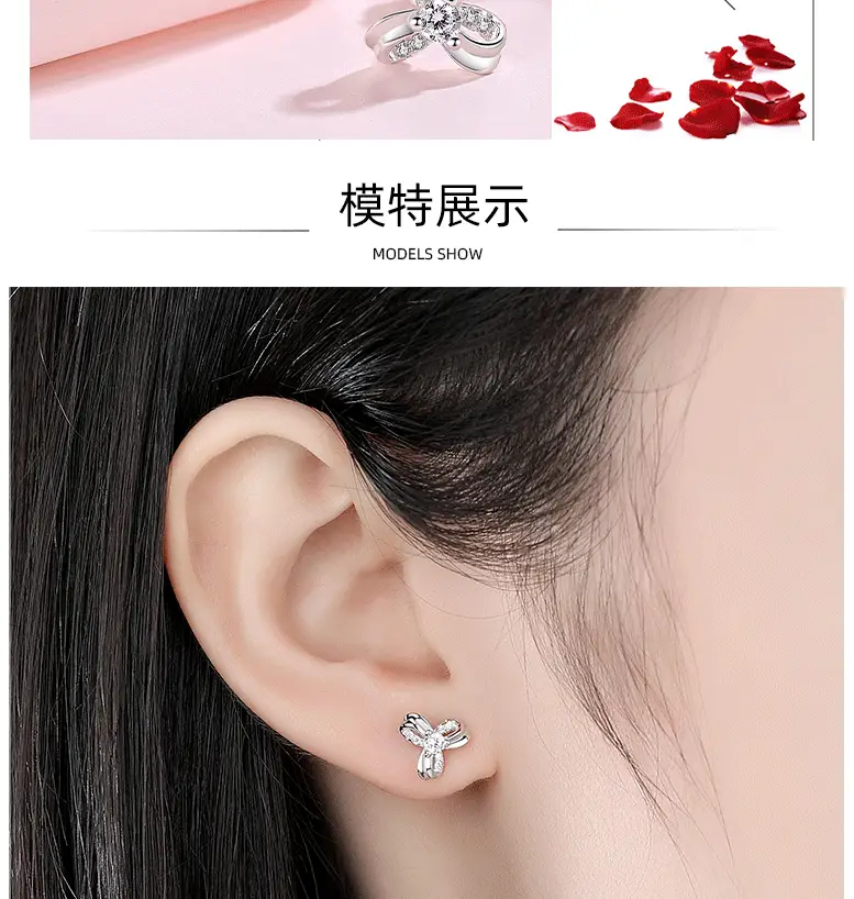 S925 Silver Flower Earrings for Women — feature 12