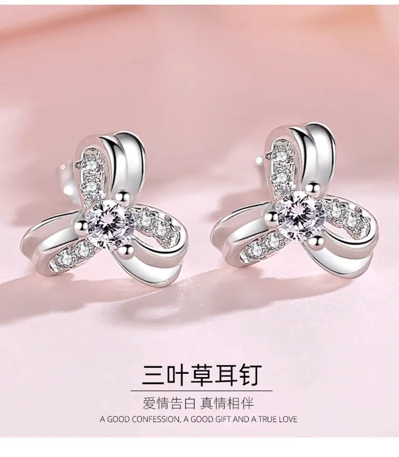 S925 Silver Flower Earrings for Women — feature 9