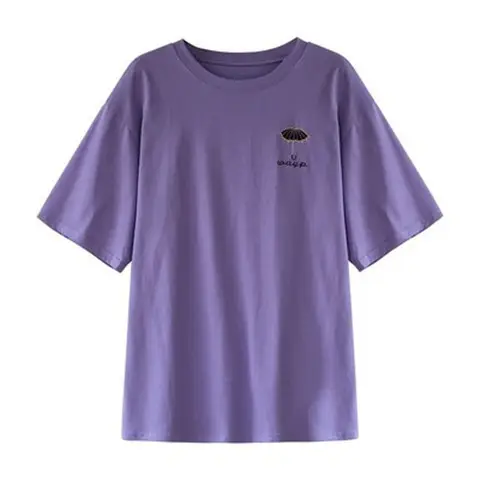 Black Korean Style Loose T-Shirt for Women Summer - Image 5