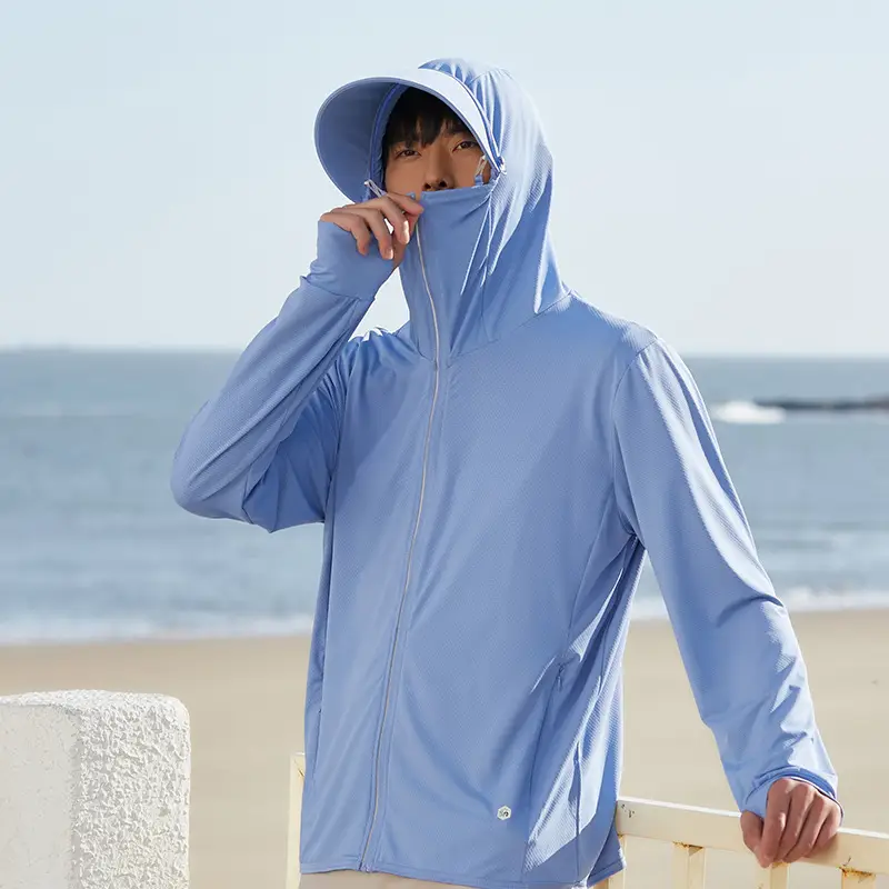 Men's Pink Full-Zip Hooded Cycling Wear with Large Balm - Image 2