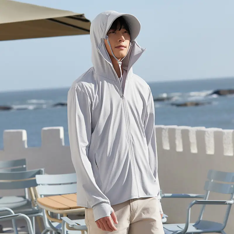 Men's Pink Full-Zip Hooded Cycling Wear with Large Balm - Image 3
