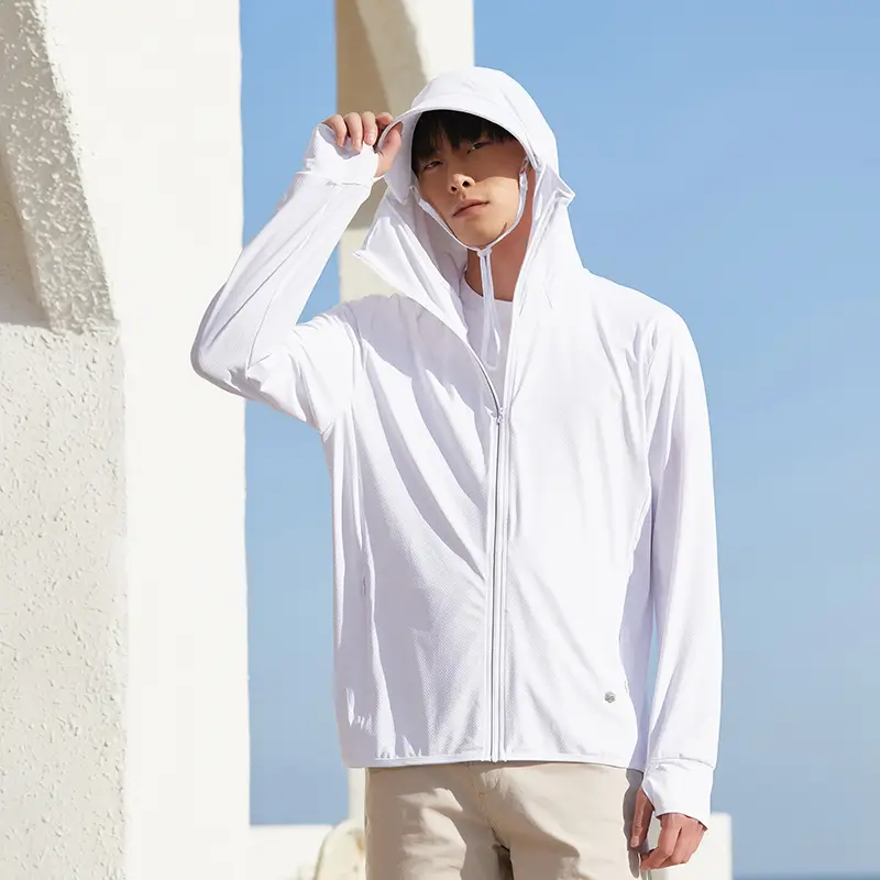 Men's Pink Full-Zip Hooded Cycling Wear with Large Balm - Image 4