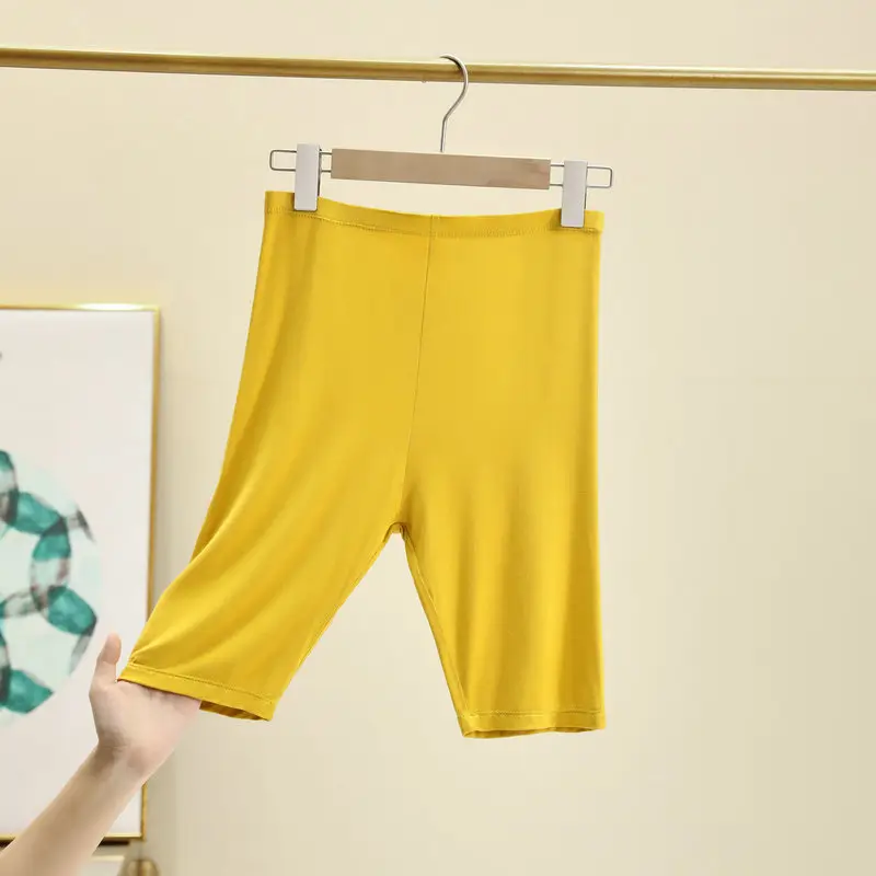 White Modal Leggings Plus Size High Waist Slim - Image 11