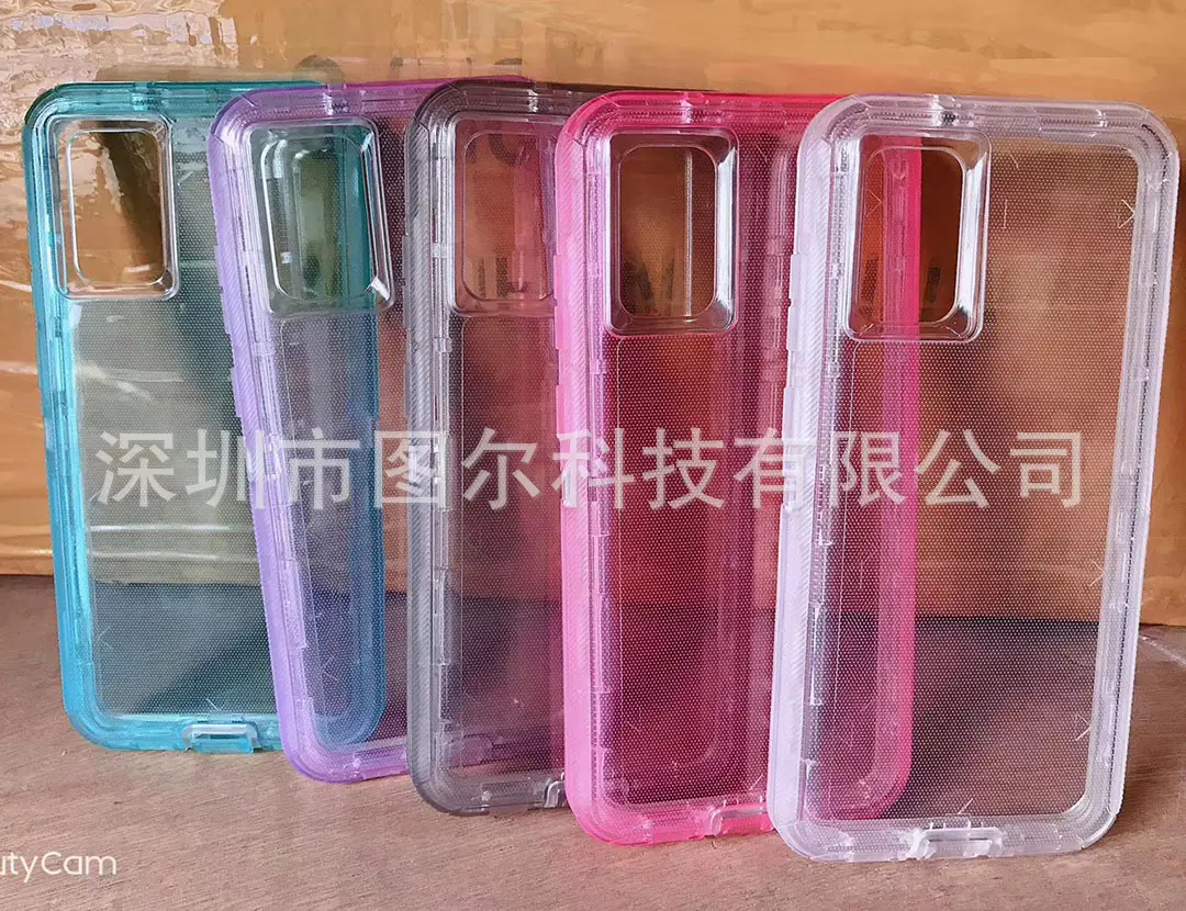 Transparent 3-In-1 Phone Case with Shock Absorption Design — feature 17