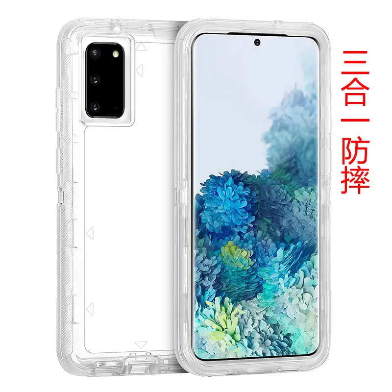 Transparent 3-In-1 Phone Case with Shock Absorption Design — feature 6
