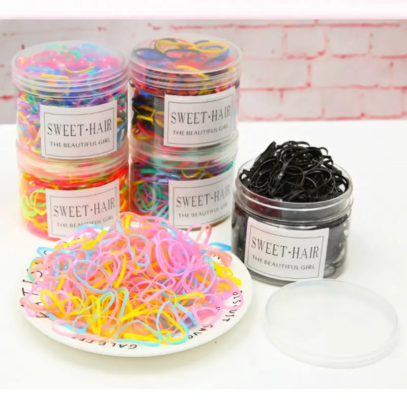 500 Pack Transparent Rubber Bands for Girls Hair Accessories - Image 15