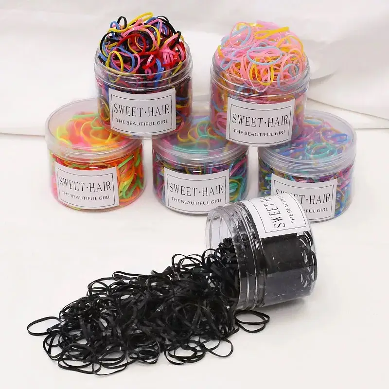 500 Pack Transparent Rubber Bands for Girls Hair Accessories - Image 16
