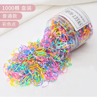 500 Pack Transparent Rubber Bands for Girls Hair Accessories - Image 12