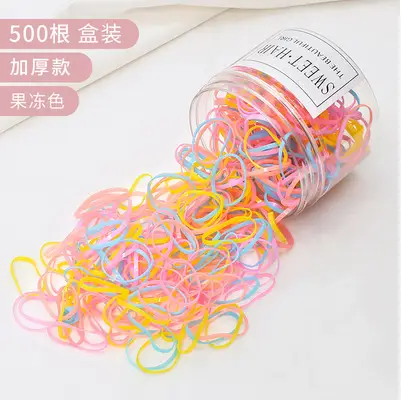 500 Pack Transparent Rubber Bands for Girls Hair Accessories - Image 13