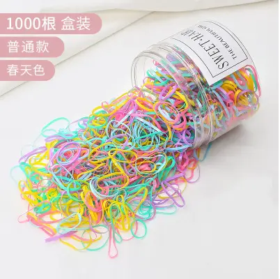 500 Pack Transparent Rubber Bands for Girls Hair Accessories - Image 9