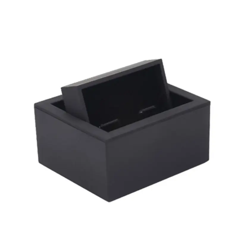 Black Glue Flap Cufflinks Box for Gift Packaging