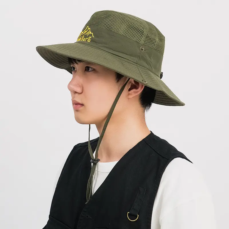 Men's UV Protective Bucket Hat for Summer & Outdoor Use - Image 24