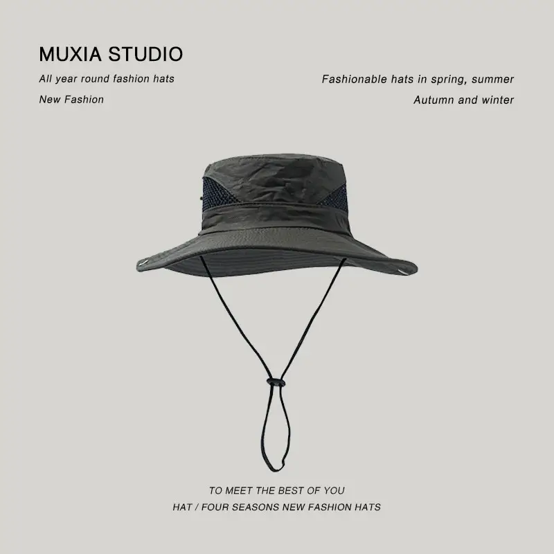 Men's UV Protective Bucket Hat for Summer & Outdoor Use - Image 11