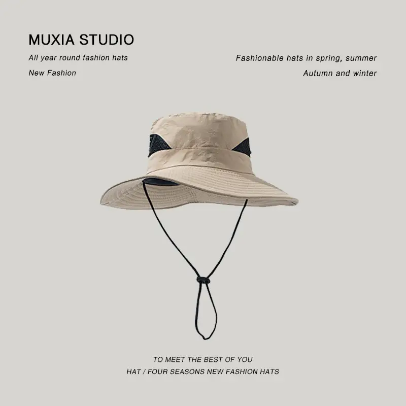 Men's UV Protective Bucket Hat for Summer & Outdoor Use - Image 12