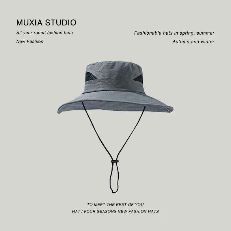 Men's UV Protective Bucket Hat for Summer & Outdoor Use - Image 13