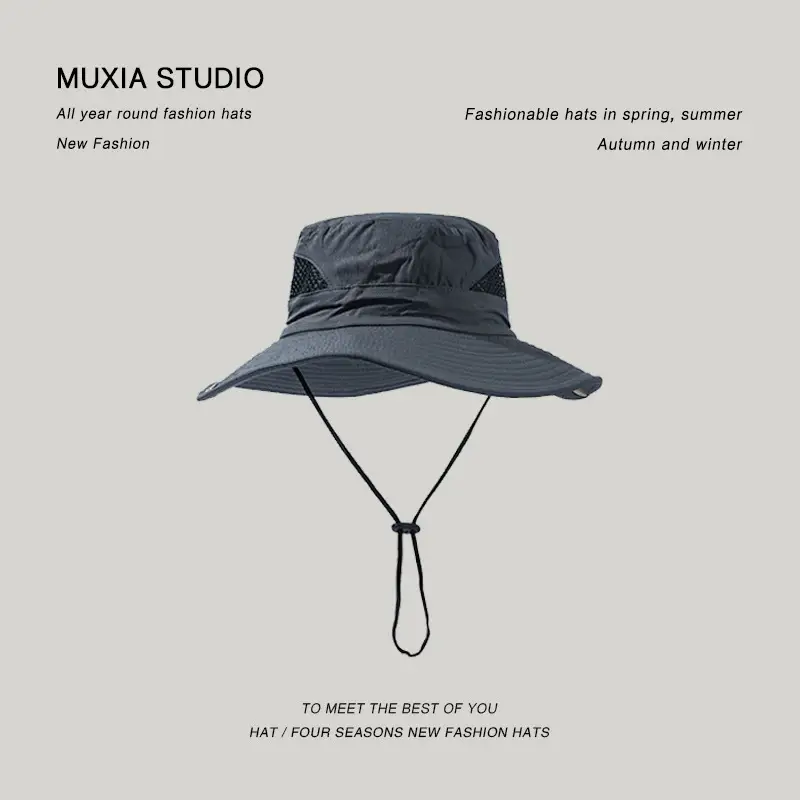 Men's UV Protective Bucket Hat for Summer & Outdoor Use - Image 14