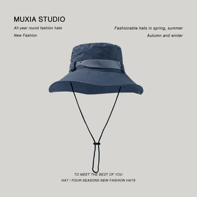 Men's UV Protective Bucket Hat for Summer & Outdoor Use - Image 3