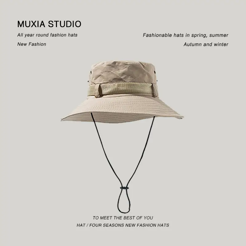 Men's UV Protective Bucket Hat for Summer & Outdoor Use - Image 5