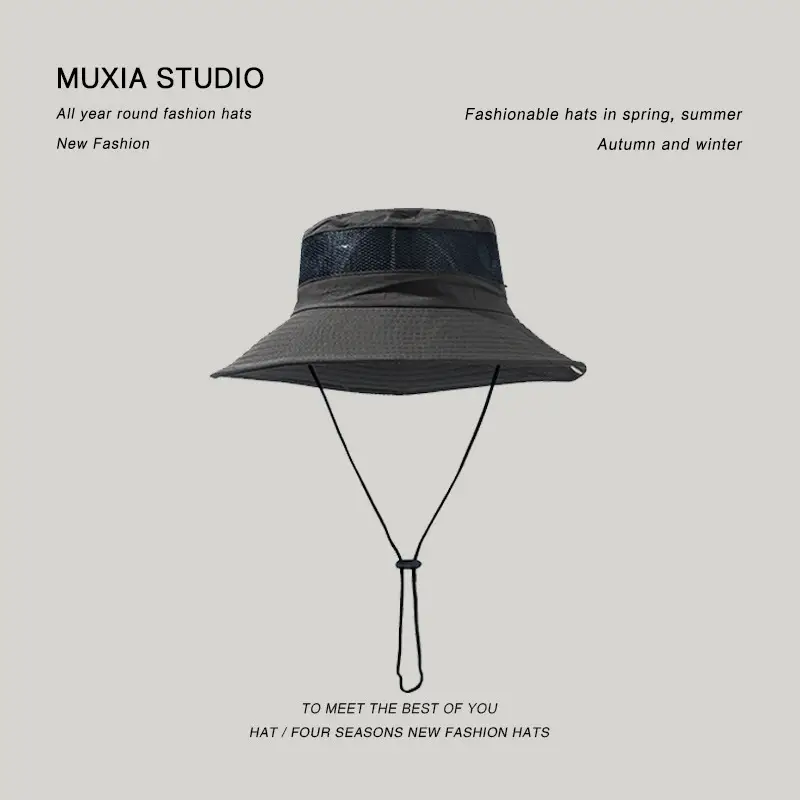 Men's UV Protective Bucket Hat for Summer & Outdoor Use - Image 6