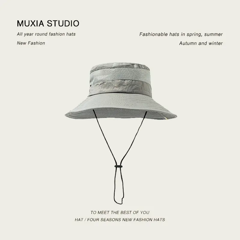Men's UV Protective Bucket Hat for Summer & Outdoor Use - Image 7