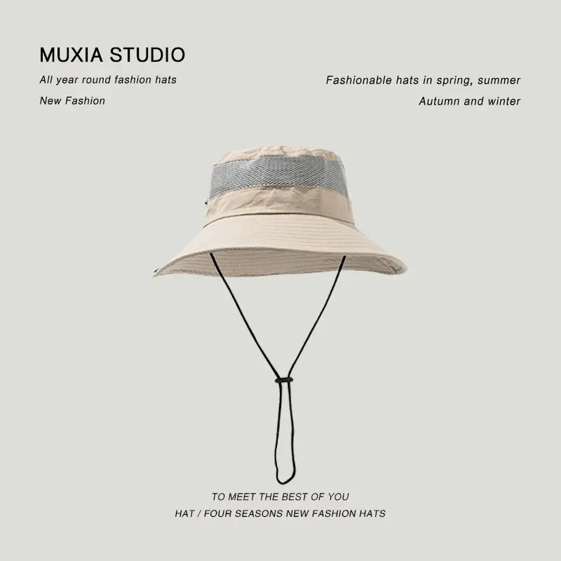 Men's UV Protective Bucket Hat for Summer & Outdoor Use - Image 8