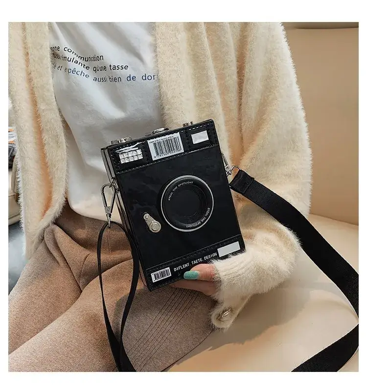 2023 Black Wide Shoulder Strap Camera Bag — feature 19