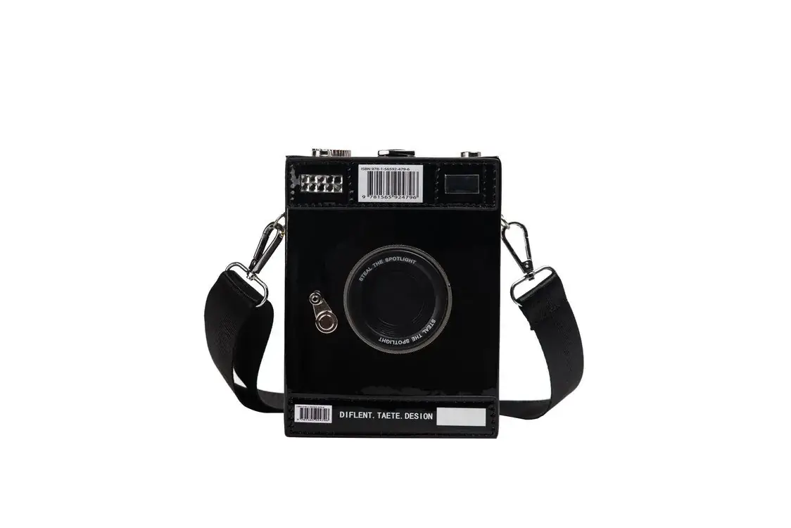 2023 Black Wide Shoulder Strap Camera Bag — feature 27