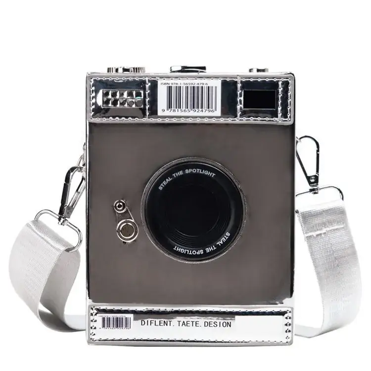 2023 Black Wide Shoulder Strap Camera Bag - Image 2