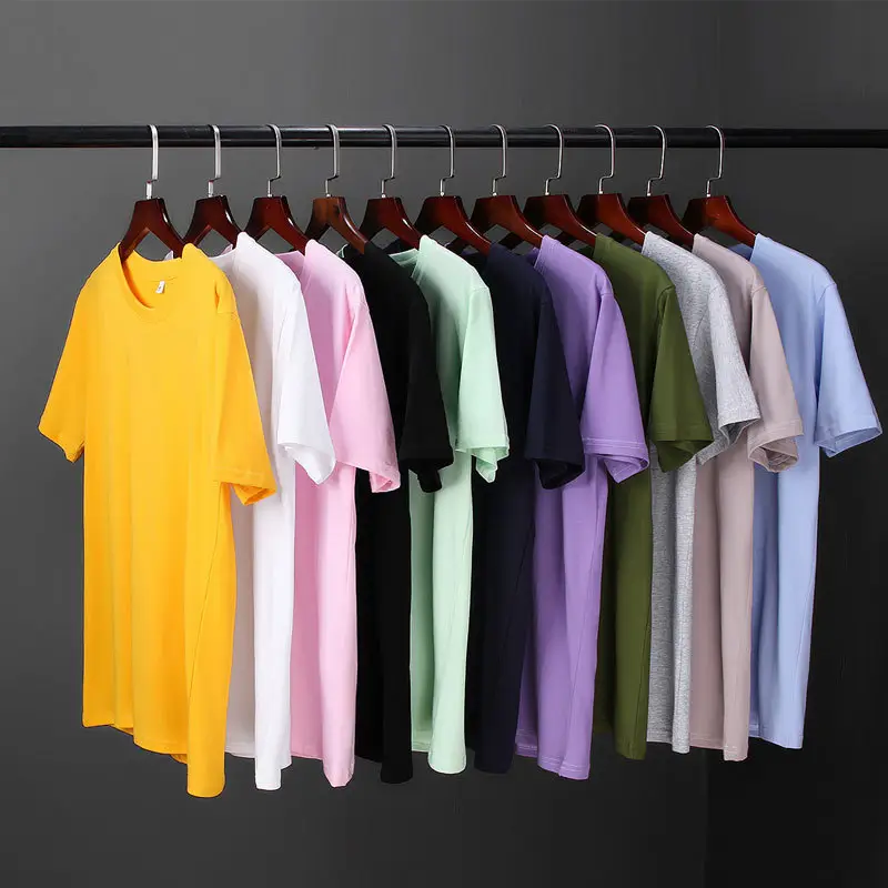 Pink Solid Short Sleeve T-Shirt for Men Women