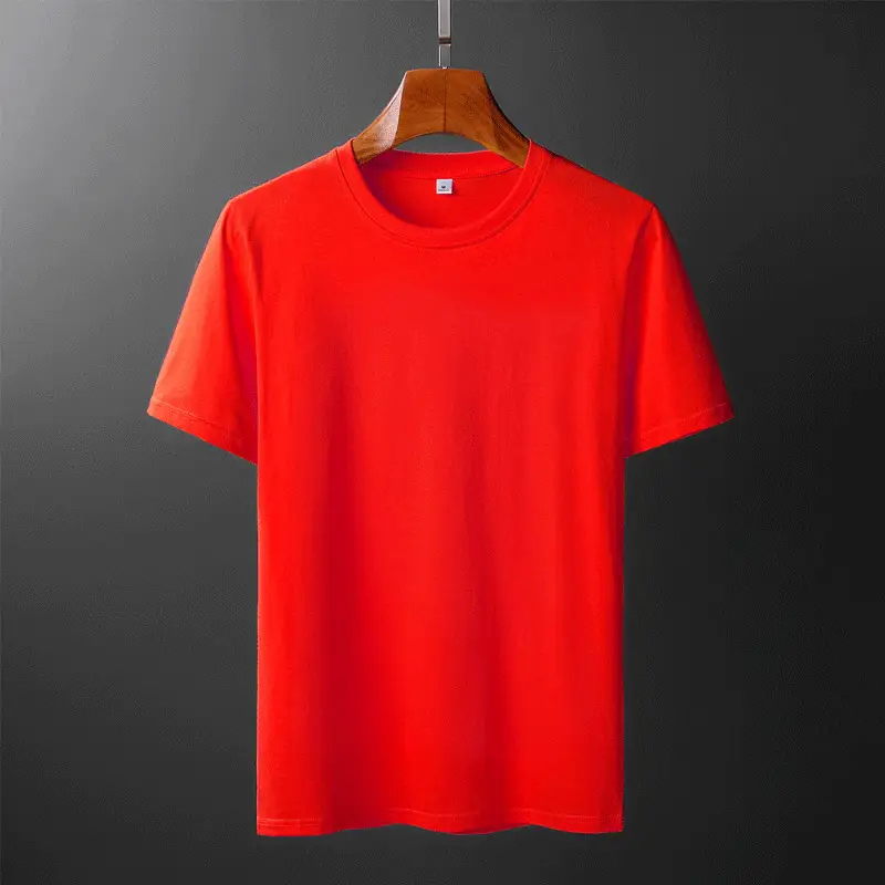 Pink Solid Short Sleeve T-Shirt for Men Women