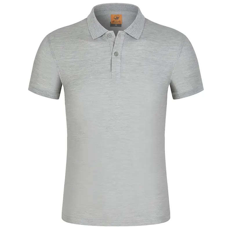 Blue Short Sleeve Polo T-Shirt for Men - Image 3
