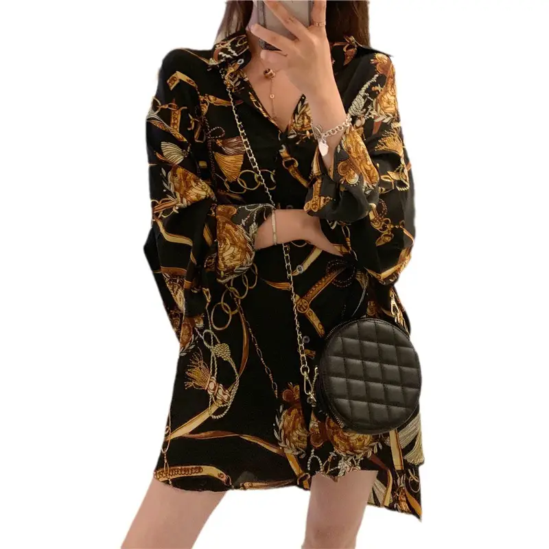 Women's Chiffon Sun Protection Mid-Length Dress - Image 7