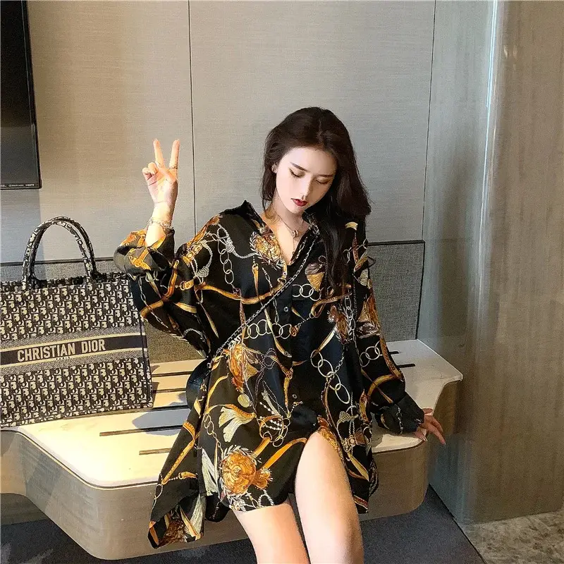 Women's Chiffon Sun Protection Mid-Length Dress — feature 10