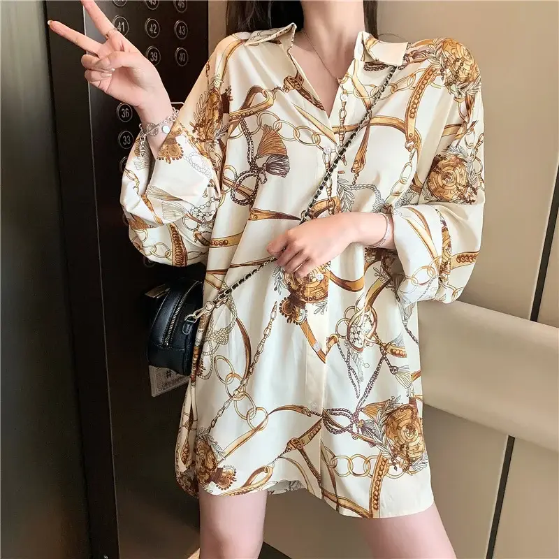 Women's Chiffon Sun Protection Mid-Length Dress — feature 11