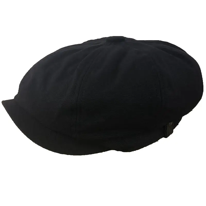 New Cotton Linen British Wind Cap Big Head Octagonal Retro Casual Men's Cap - Image 5