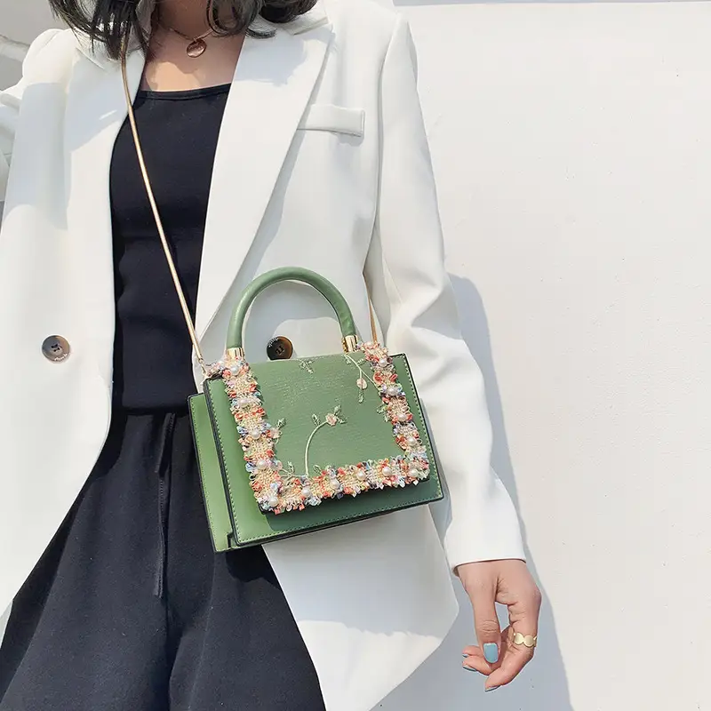 Pink Korean Style Crossbody Bag for Women