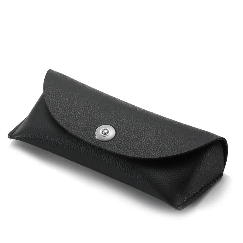 Portable Leather Sunglasses Pouch Soft Pouch for Sunglasses