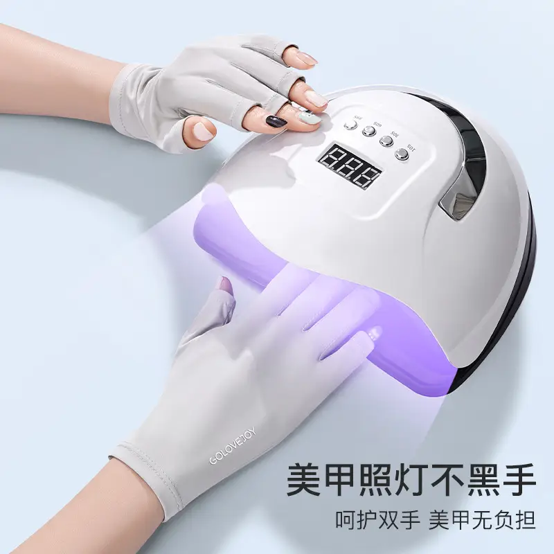 UV Protection Nail Gloves for Half Finger - Image 10