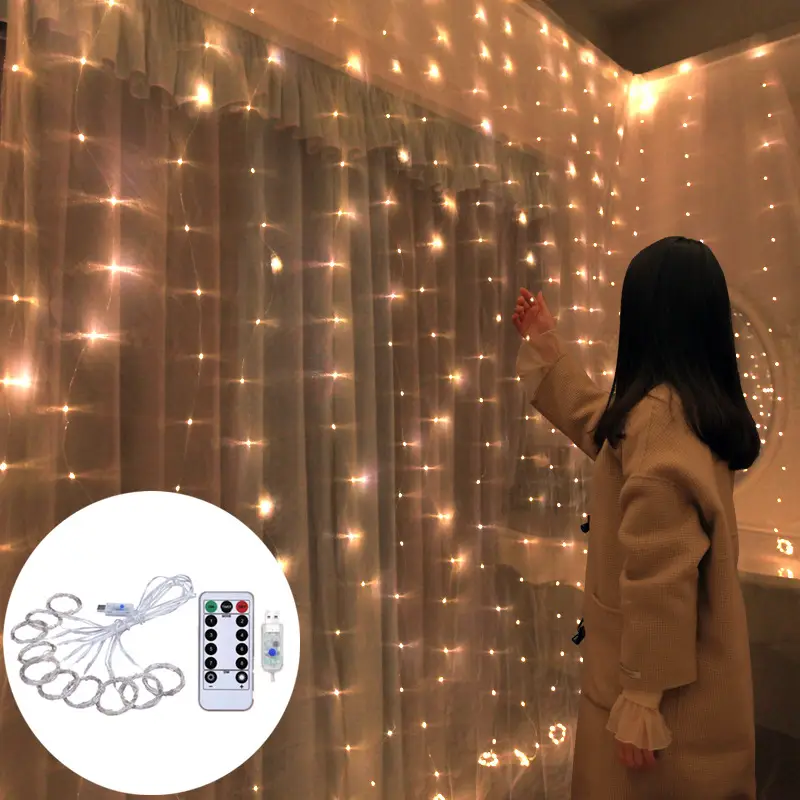 Outdoor Waterproof LED Ice Bar Light String 10m — feature 15