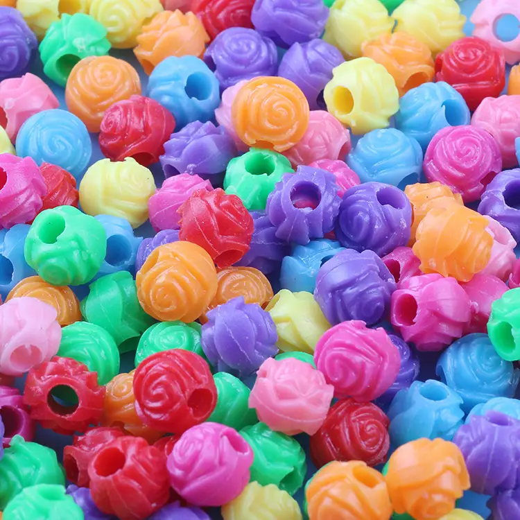 Colorful Plastic Lego Beads for Kids DIY Crafts - Image 2
